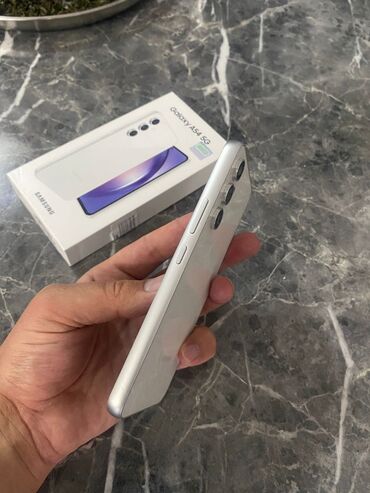телефон fly nimbus 14: Samsung Galaxy A54 5G, 128 GB, rəng - Ağ