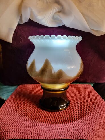 Ostali kućni dekor: Vaza nova ceska,duvano staklo 70te. Vaza bez ostecenja,sve na vazi — 1