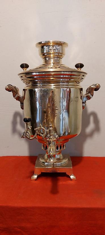 samovar 3 litr: 19-cu esrin sonlari Tula istehsali samavar 5-litrlikdir, materiali; — 1