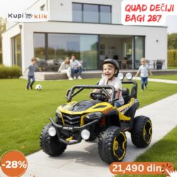 Dečiji električni automobili: Quad dečiji bagi 287 – električno vozilo za decu - Robusni dečiji — 5