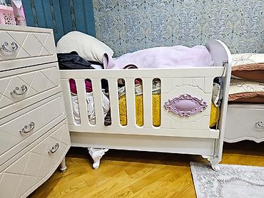 mebel satıram: Oğlan və qız üçün, İşlənmiş, Çarpayı, Bazasız, Matras ilə, Siyirməli — 3