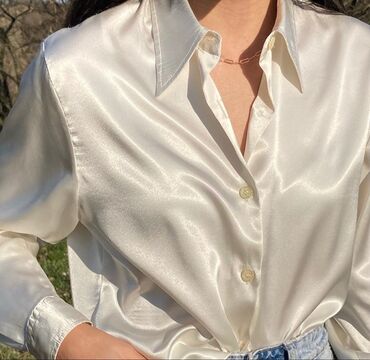 женские рубашки и блузки: Блузка, Атлас