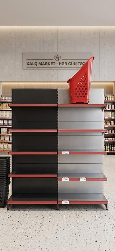 Digər mebel: Mağaza üçün metal rəf sistemi - Quraşdırıla bilən modul konstruksiya — 1