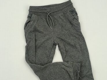 szerokie szare spodnie: Sweatpants, Primark, 5-6 years, 110/116, condition - Good