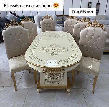 Ev və bağ: Stol stul dəstlərimiz hər ölçüde her madelde Ucuz və keyfiyyətli Bizde — 7