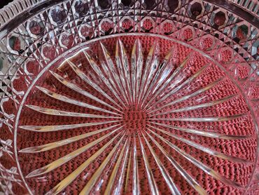 Kuhinjski setovi: Cinija nova velika Zajecar kristal i led kristal. rucni rad 70te — 8