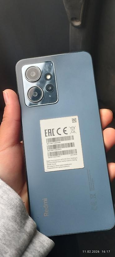 Redmi: Redmi, Redmi Note 12, Б/у, 256 ГБ, цвет - Синий, 2 SIM — 1