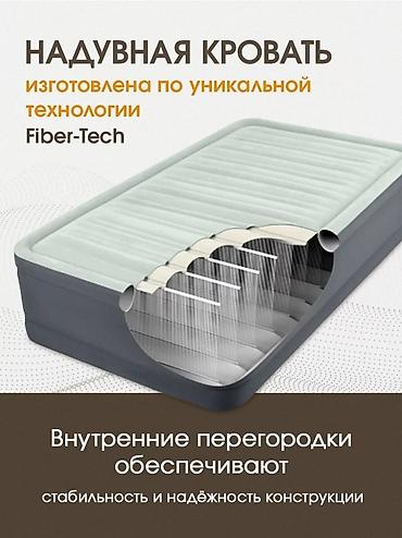 Матрасы: Надувной матрас, Новый, Односпальный, Intex, Платная доставка, длина - 191 см — 4