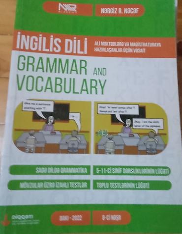 Kitablar və jurnallar: Məhsul: İngilis dili hazırlıq vəsaiti – “Grammar and Vocabulary” — 1