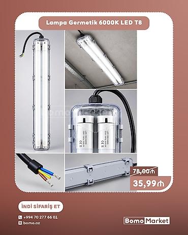 Yeni, LED lampa, 220 Vt lalafo.az -da Yeni, LED lampa, 220 Vt