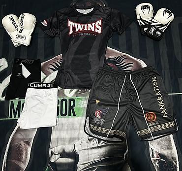 Спортивные костюмы: Спортивные комплекты для единоборств (футболка + шорты) - Назначение — 10