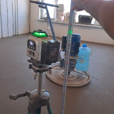 Напольные работы: Полусухой стяжка куйабыз уйдун ичине плита ламинат паркетке тегиз таза — 11