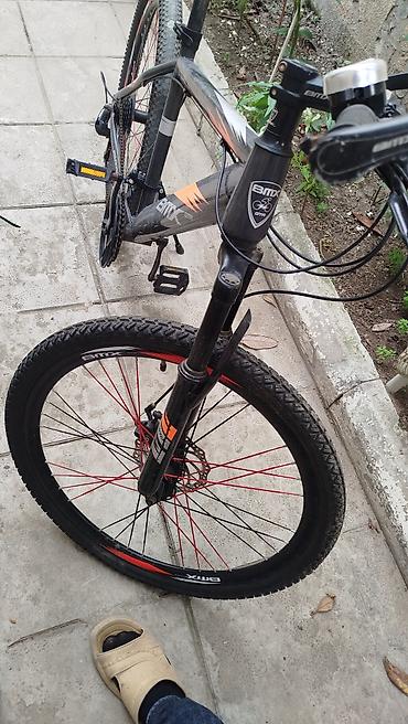 canyon velosiped: BMX GTR dağ velosipedi - Çərçivə: yüngül alaşımlı, rəng: qara-narıncı — 4