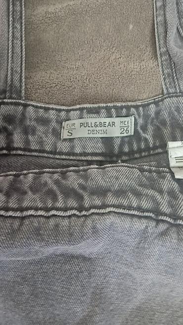 Костюмы с шортами: Джинсовый комбинезон-шорты Pull&Bear + длинное платье H&M 1) — 2