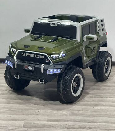 usaq ucun elektron masinlar: Yeni Tank Jeep Modeli 🛞 Rezin Təkərlə 💺Dəri və komportlu oturacaq 🚂 5