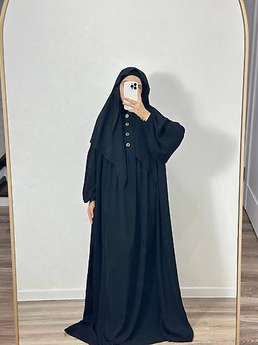 Повседневные платья: Абая «Уголок» + косынка •Ткань штапель •Размер стандарт 42-54 •Цена — 4