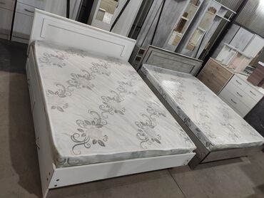 Двуспальные кровати: Новая двуспальная кровать с ящиками с матрасом Размер 1.5*2 — 2