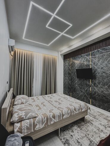 Посуточная аренда квартир: 1 комната, Душевая кабина, Постельное белье, Кондиционер — 1