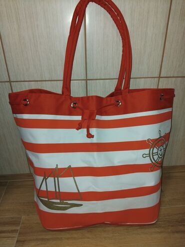 prada naocare za sunce: Beach bag, Material: Canvas