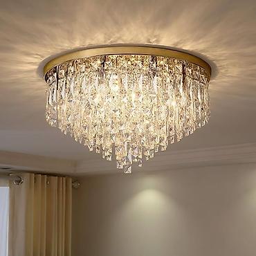 cilciraq: Çılçıraq, 10 və daha çox lampa, Xrustal — 4