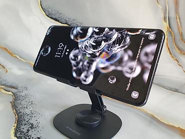 Samsung Galaxy S20 Ultra, Б/у, 128 ГБ, цвет - Серый, 1 SIM, 2 SIM