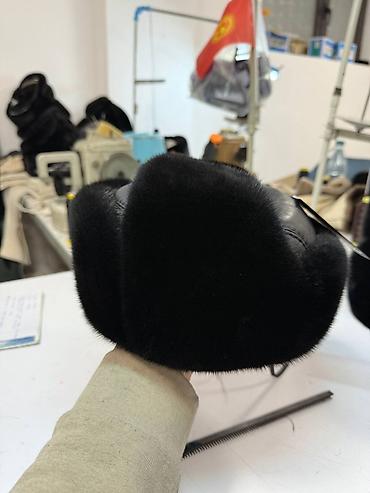 Головные уборы: Норковая шапка ушанка можно носить в 3 положении новое поступление — 6