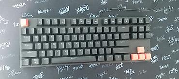 bluetooth keyboard: Клавиатура, Механическая, Проводное подключение, Размер: 80% — 1