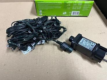 Praznična dekoracija: LED svetleća ukrasna girlanda sa transformatorom - 50 LED lampica — 2