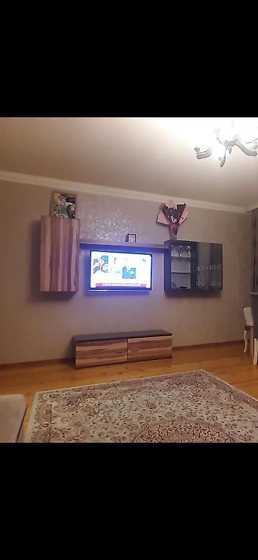 TV stendi və divar asma modul dəsti - Müasir dizaynlı qonaq otağı