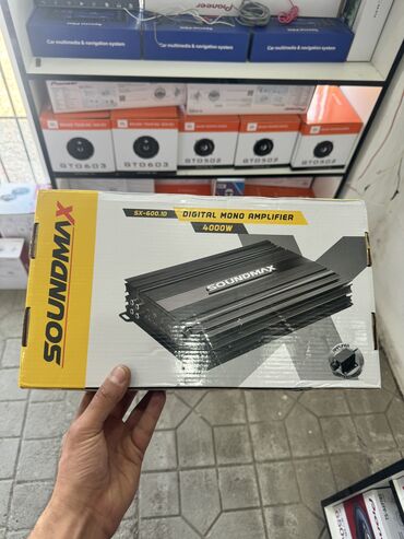 işlənmiş maqintafonlar: Soundmax monoblok. 4000 watt 600rms. (600.1) Yenidir iwlenmeyib. 2