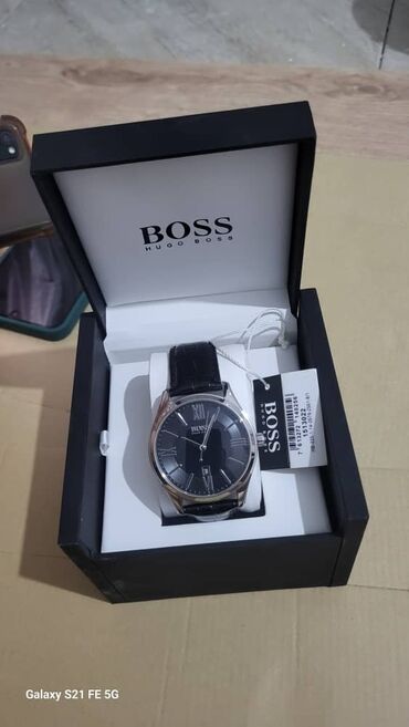 спортивные водонепроницаемые часы: Классические часы часы, Hugo Boss, Оригинал, Мужские