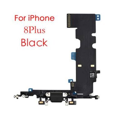 iphone 6 plus v: Шлейф/FLC iPhone 8 Plus с разъёмом зарядки (черный). Зарядный порт