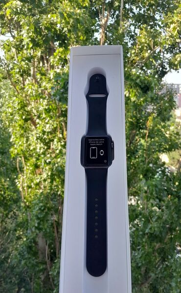 Smart saatlar: İşlənmiş, Smart saat, Apple, Sensor ekran, rəng - Qara