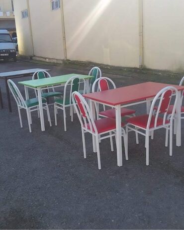 Masa və oturacaq dəstləri: Mətbəx üçün, Yeni, Açılan, Dördbucaq masa — 13