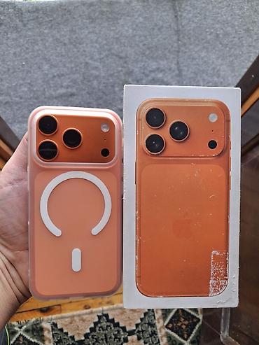 trade in iphone бишкек: IPhone 17 Pro, Б/у, 256 ГБ, Оранжевый, Коробка, 100 % — 1