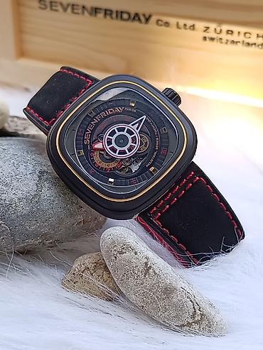 kreditle saatlar: Yeni, Qol saatı, Sevenfriday, rəng - Qara — 1