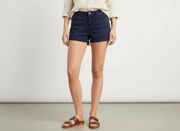 krótkie spodenki tommy hilfiger olx: H&M, Szorty damskie, rozmiar S