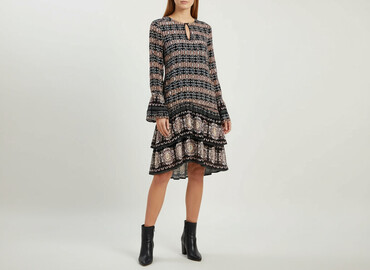 sukienka midi z długim rękawem elegancka: Vila, Women`s dress, size M at lalafo.pl sukienka midi z długim rękawem elegancka: Vila, Women`s dress, size M