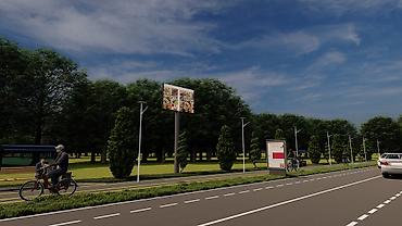 Фасадные 3D панели: Архитектурная 3D-визуализация уличной инфраструктуры Профессиональные — 8