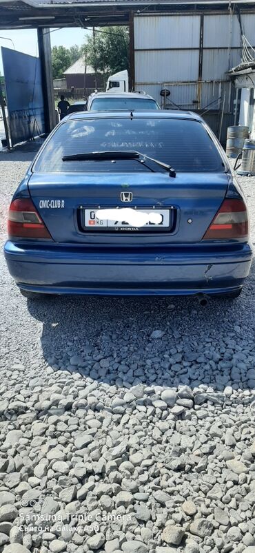 япошка машина бишкек: Автомобиль Honda Civic хэтчбек синего цвета. Модель имеет задний
