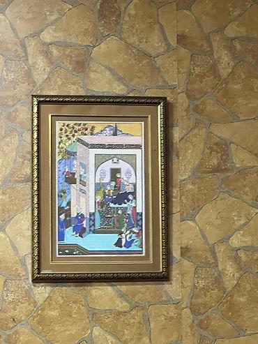 it sekilleri: Məhsul: Şərq miniatür üslubunda çərçivəli dekorativ tablo dəsti — 10