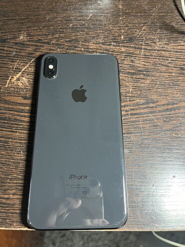 apple 5 black: IPhone Xs Max, Колдонулган, 64 ГБ, Кара, Заряддоочу түзүлүш, Кабель, 79 %