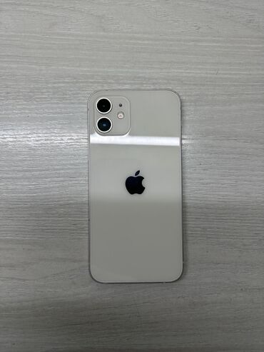 Apple iPhone: IPhone 12, Б/у, 128 ГБ, Белый, Чехол, 74 % — 1