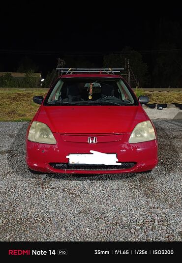 машиналар: Honda Civic: 2001 г., 1.4 л, Механика, Бензин, Хетчбек