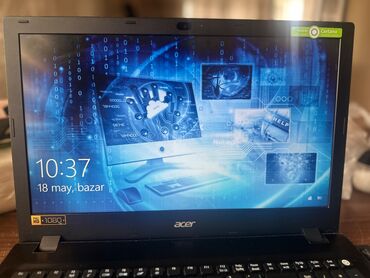 noutbuklar qiymetleri: İşlənmiş Acer Aspire, 15.6 ", AMD A6, 128 GB