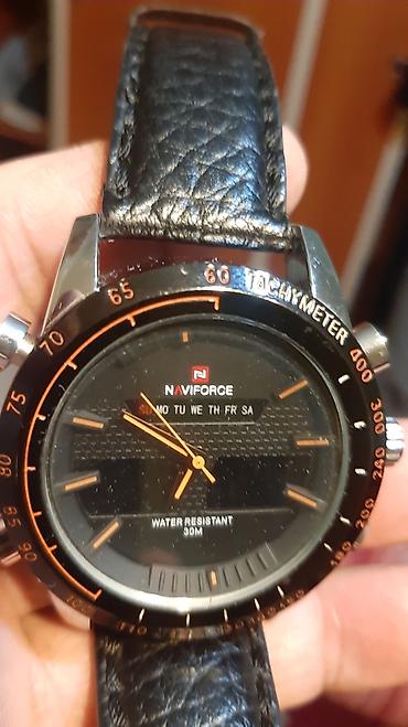 nf9024m: Naviforce NF9024M kişi qol saatı - Qara rəngli analog göstəricilər — 1