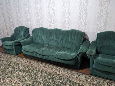 купить мебель для кафе бу: Прямой диван, Б/у, Двуместный, Велюр