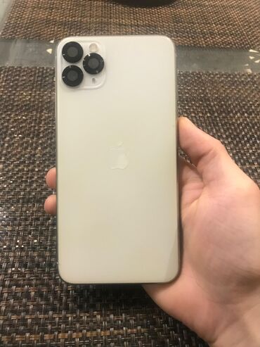 azerbaycan iphone 15 pro max fiyat: IPhone 11 Pro Max, 64 GB, White Titanium, Face ID