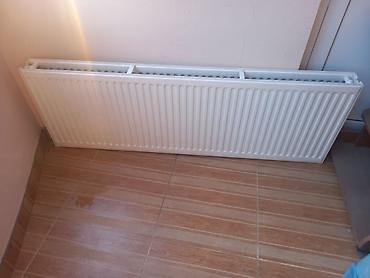 ev qizdiran: Panel radiator – polad, ağ rəng. Olçü: 50 sm hündürlük, 150 sm — 2