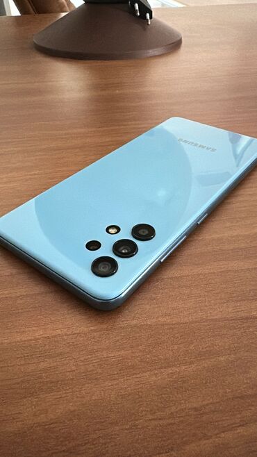 Samsung: Samsung Galaxy A32, 64 GB, rəng - Göy, Sensor, Barmaq izi, İki sim kartlı
